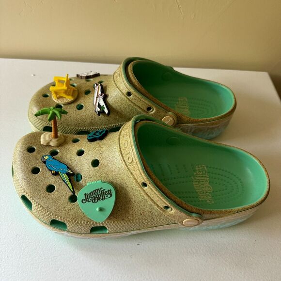 Crocs MARGARITAVILLE BEACH CLASSIC Clog Jimmy Buffet Men\'s 9 Women\'s 11